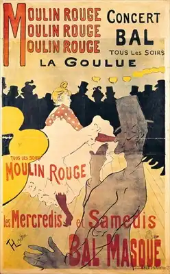 Toulouse-Lautrec, H.: Poster La Goulue ...